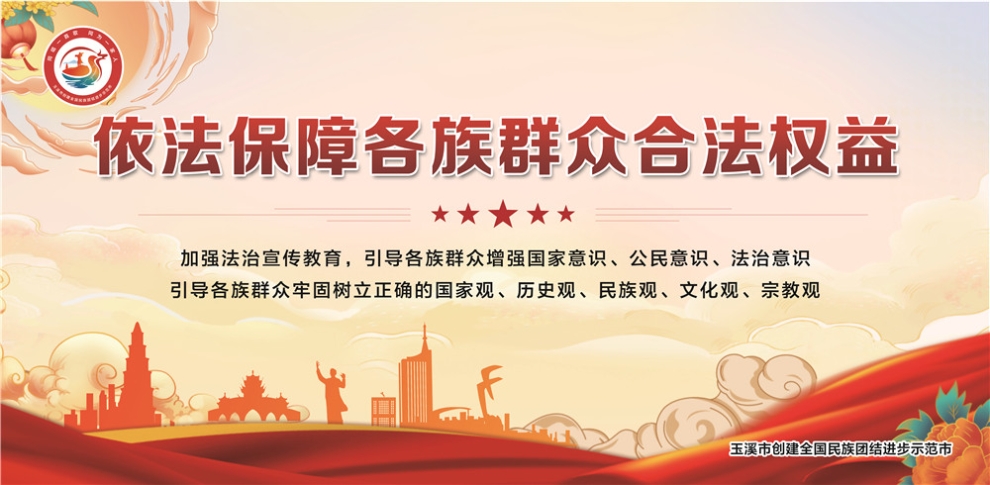 玉溪市民族团结进步宣传海报11